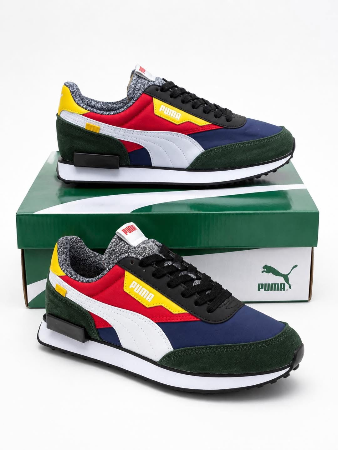 PUMA Rider – Multicolore Bleu, Rouge & Vert