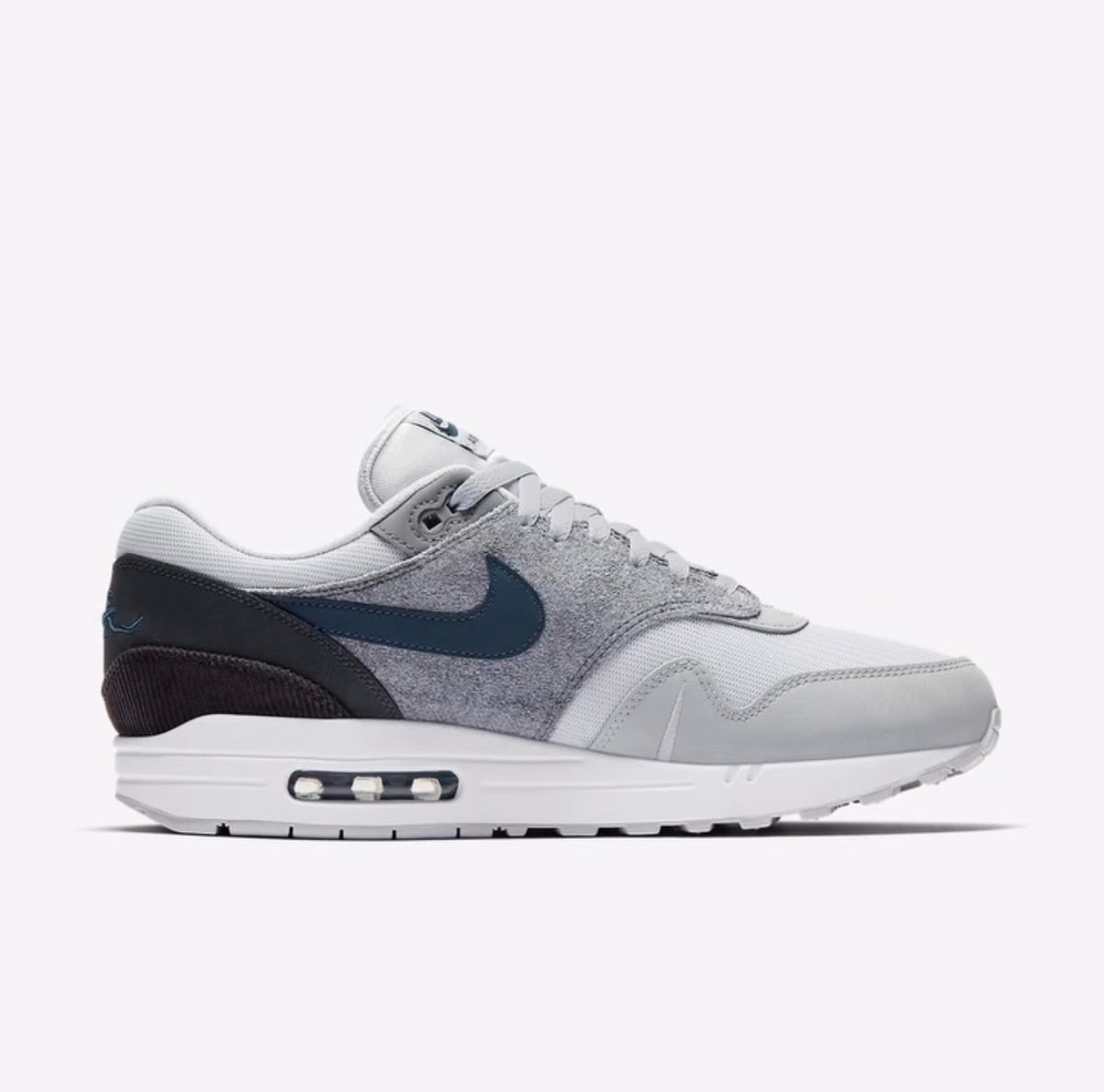 Nike Air Max 1 – Grey / Navy Blue