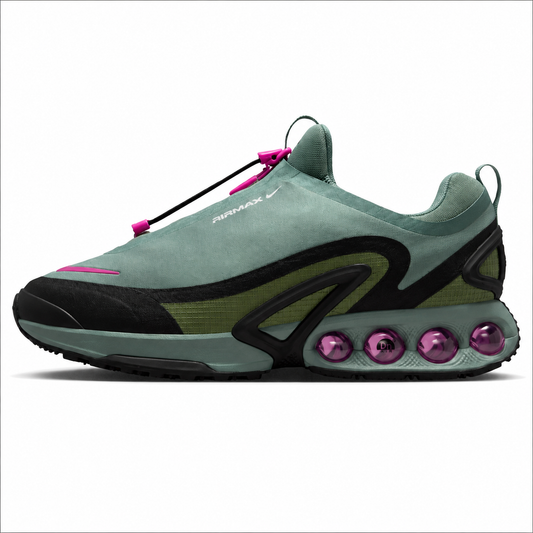 Air Max DN – Vert Sauge & Noir avec Accents Rose