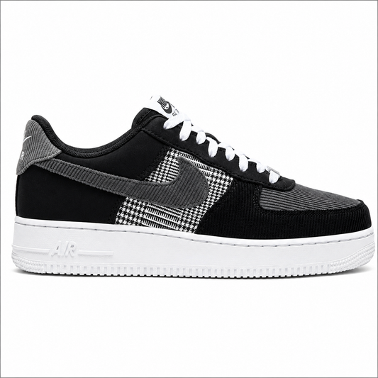 Air Force 1 – Noir, Gris & Blanc | Design Premium