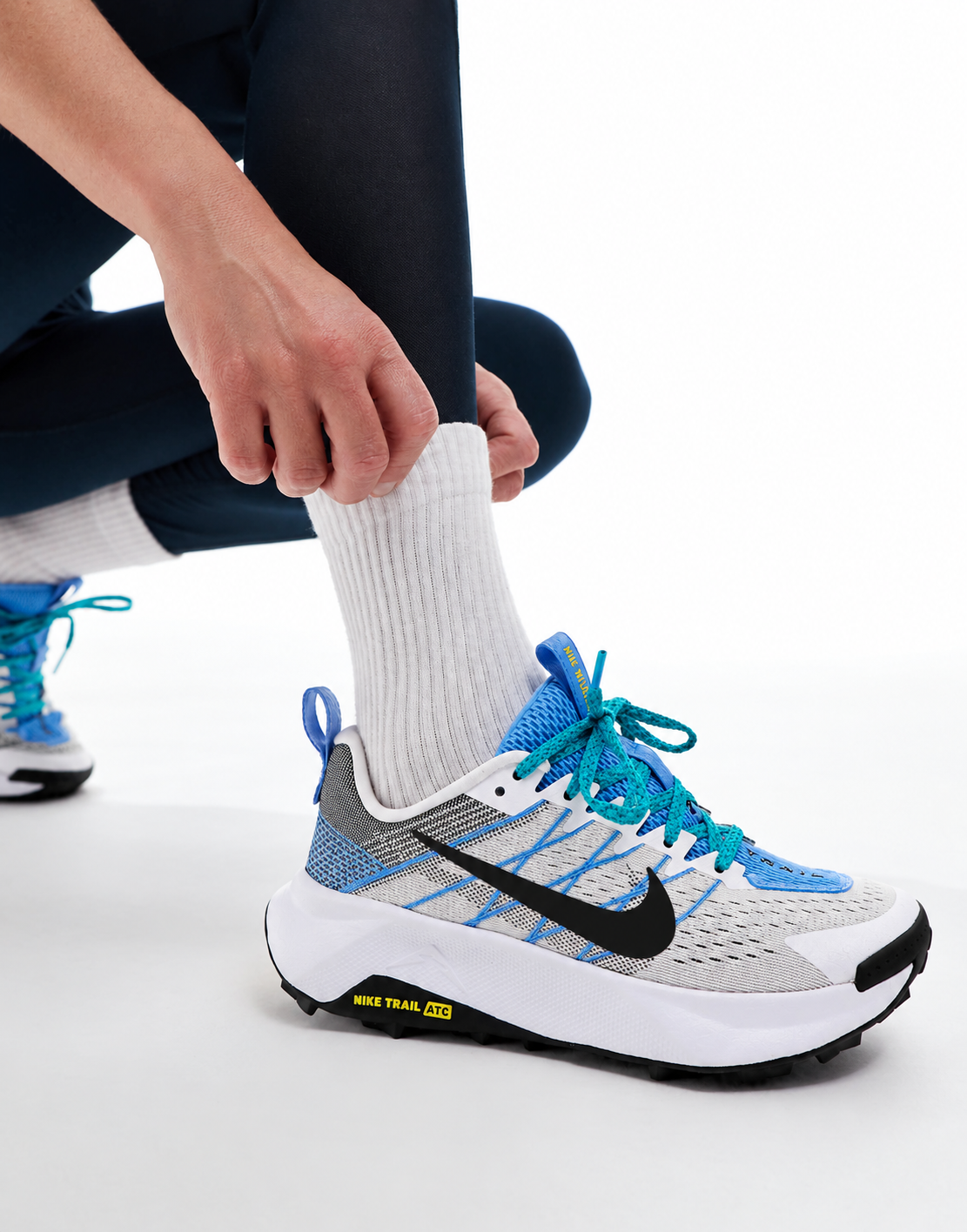 Nike Wildhorse 10 Trail ATC – White/Blue/Black