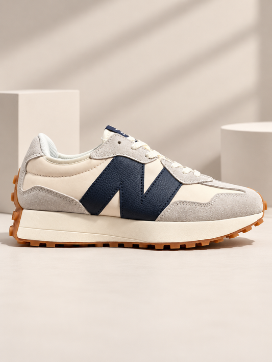 New Balance 574 – Beige & Bleu Marine