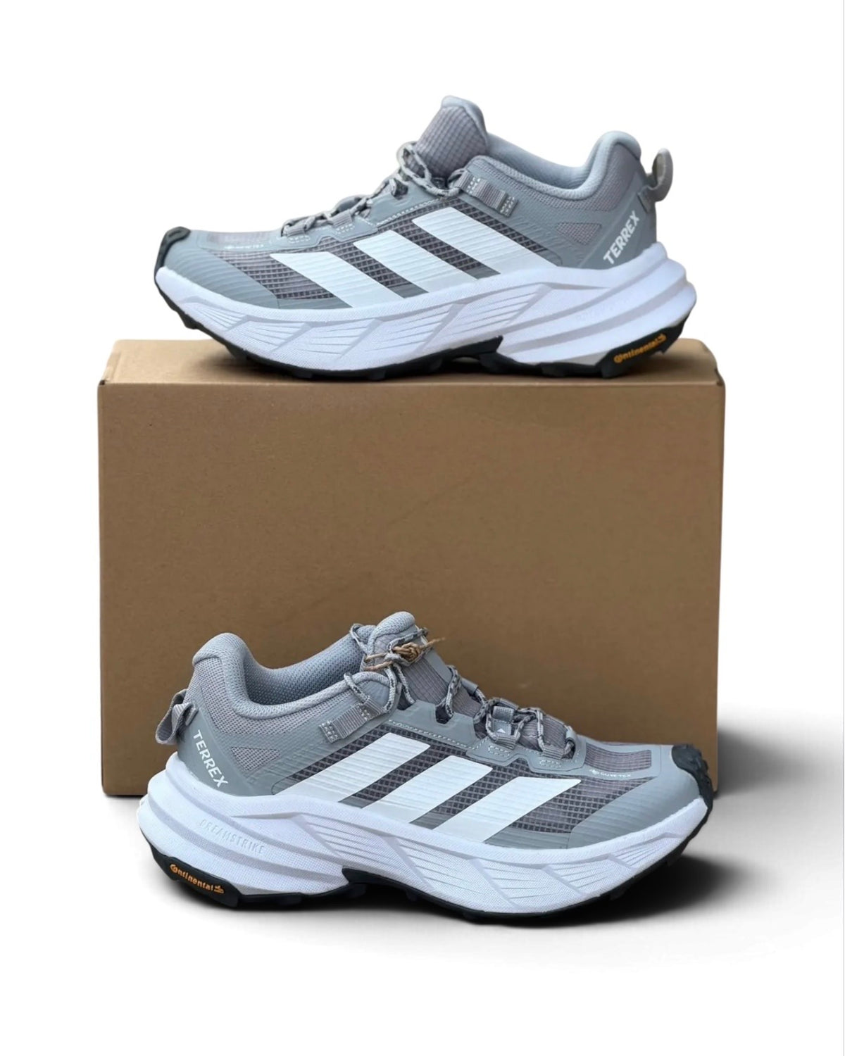 adidas TERREX – Chaussures de Randonnée Gris & Blanc