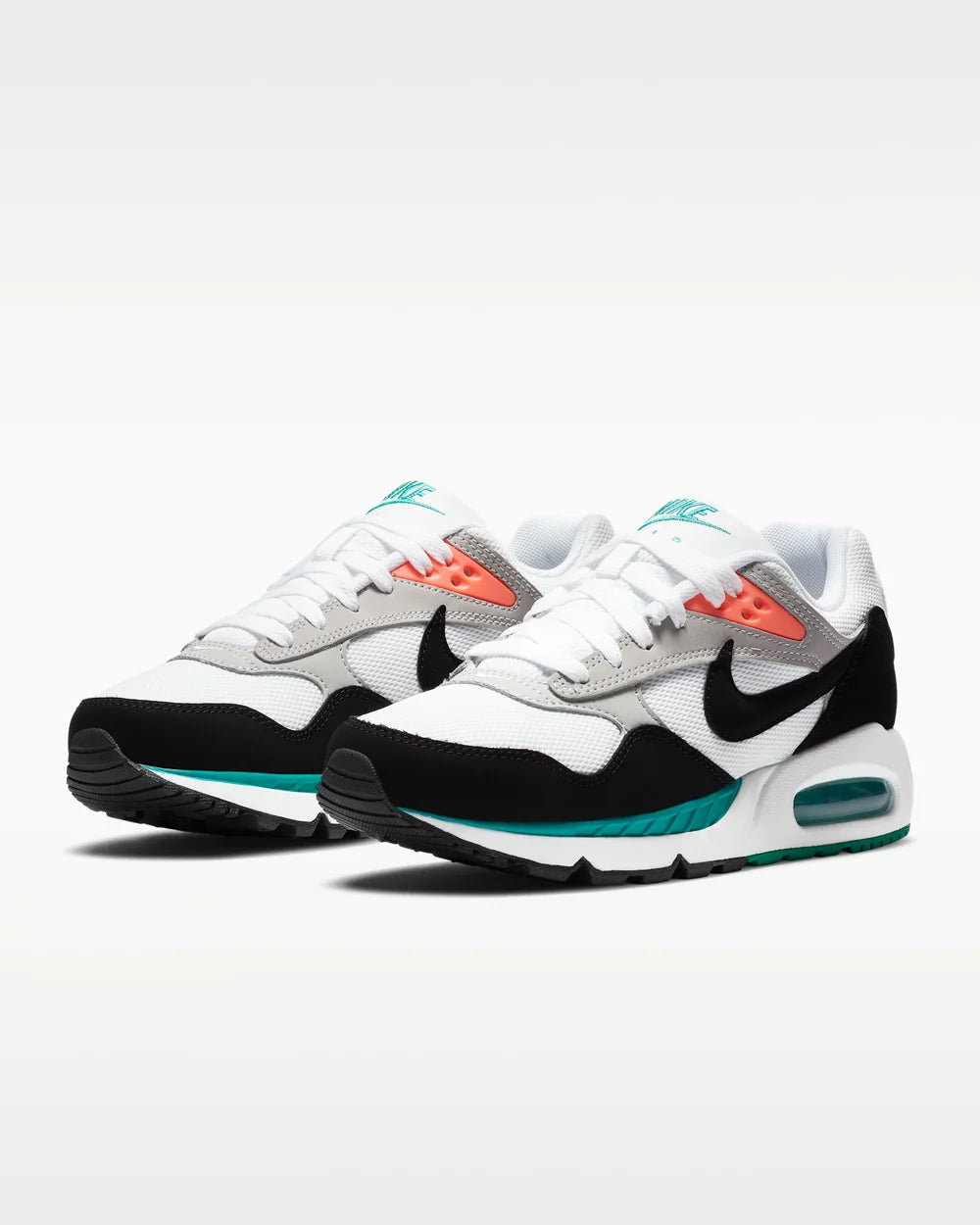 Air Max – Blanc, Noir & Vert Émeraude