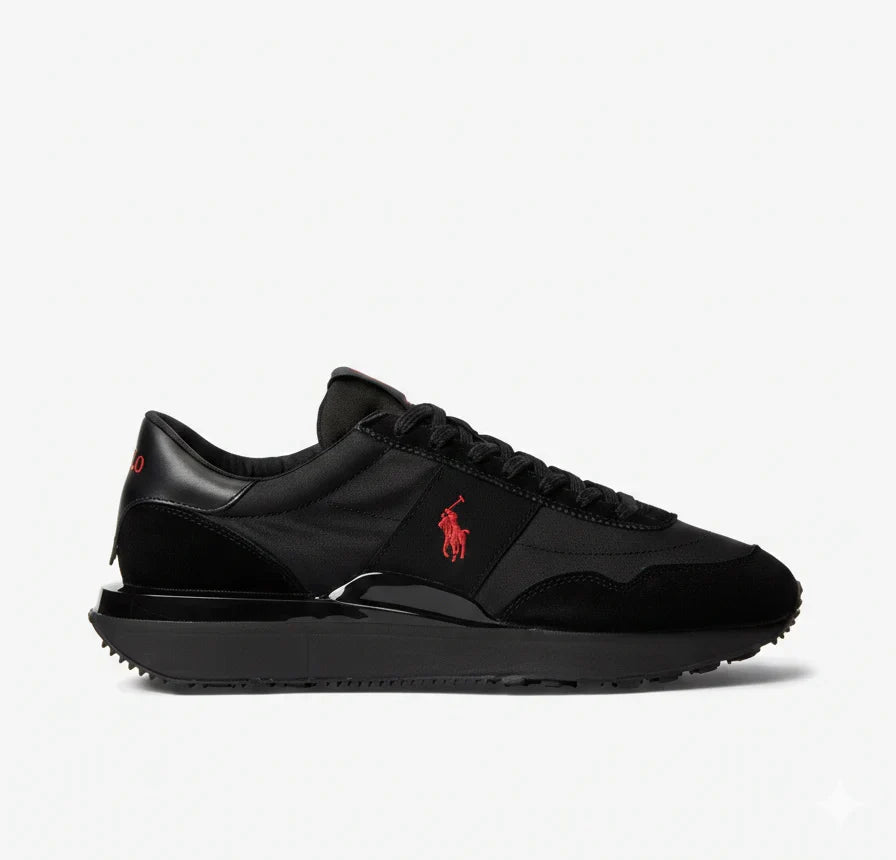 Polo Ralph Lauren Heritage Runner – Noir & Rouge