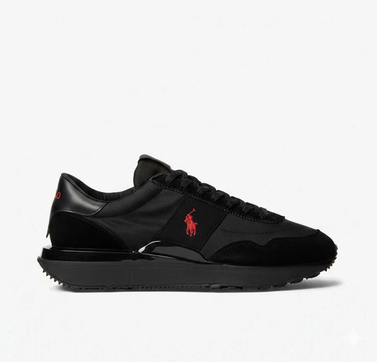 Polo Ralph Lauren Heritage Runner – Noir & Rouge
