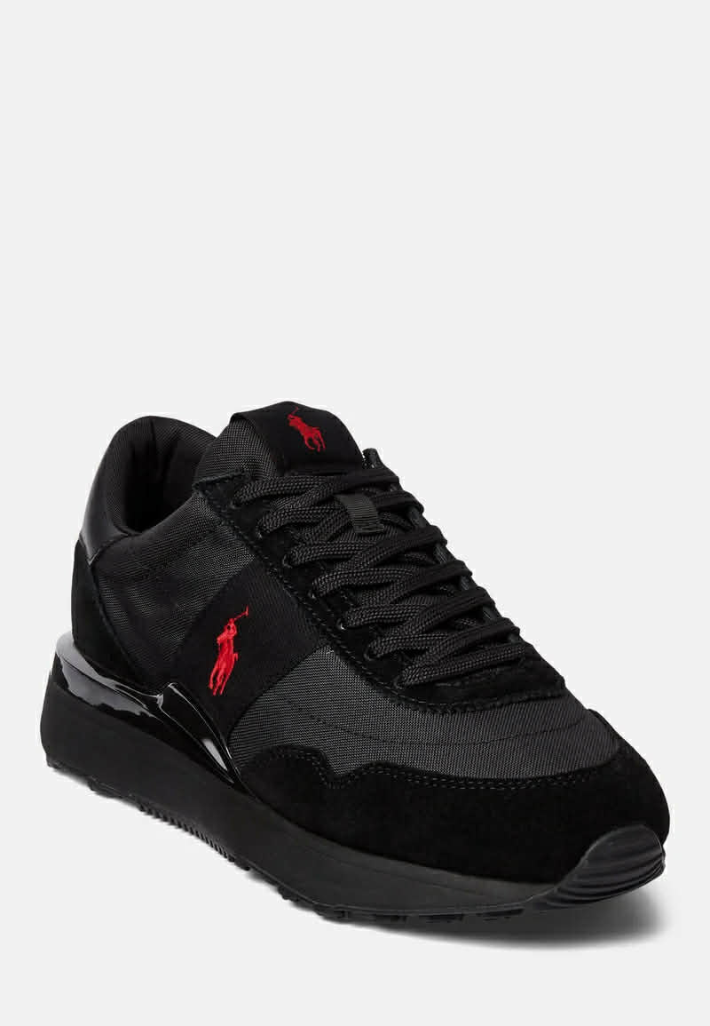 Polo Ralph Lauren Heritage Runner – Noir & Rouge