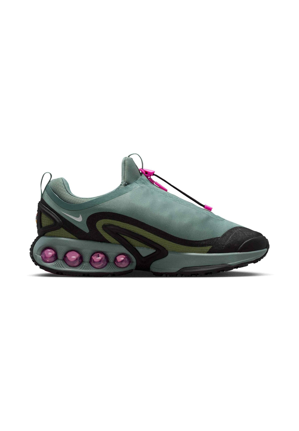 Air Max DN – Vert Sauge & Noir avec Accents Rose