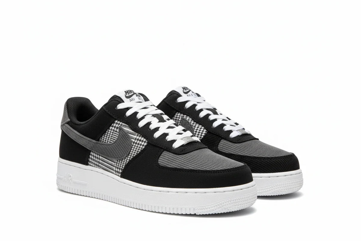 Air Force 1 – Noir, Gris & Blanc | Design Premium