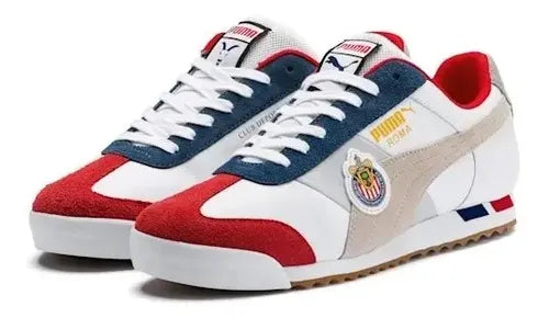 Puma Roma Chivas Guadalajara – Édition Spéciale Blanc, Rouge & Beige