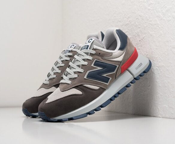 New Balance 574 – Gris, Bleu & Rouge