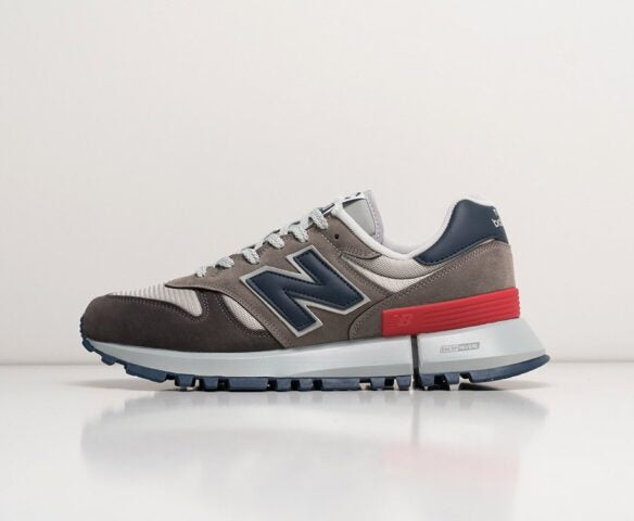 New Balance 574 – Gris, Bleu & Rouge