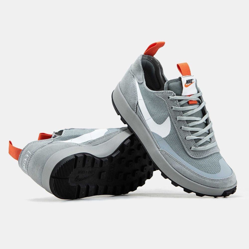 Nike Waffle Debut – Gris / Blanc / Orange