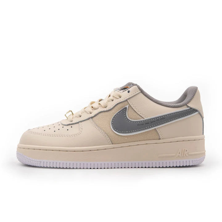 Nike Air Force 1 Low – Beige & Gris