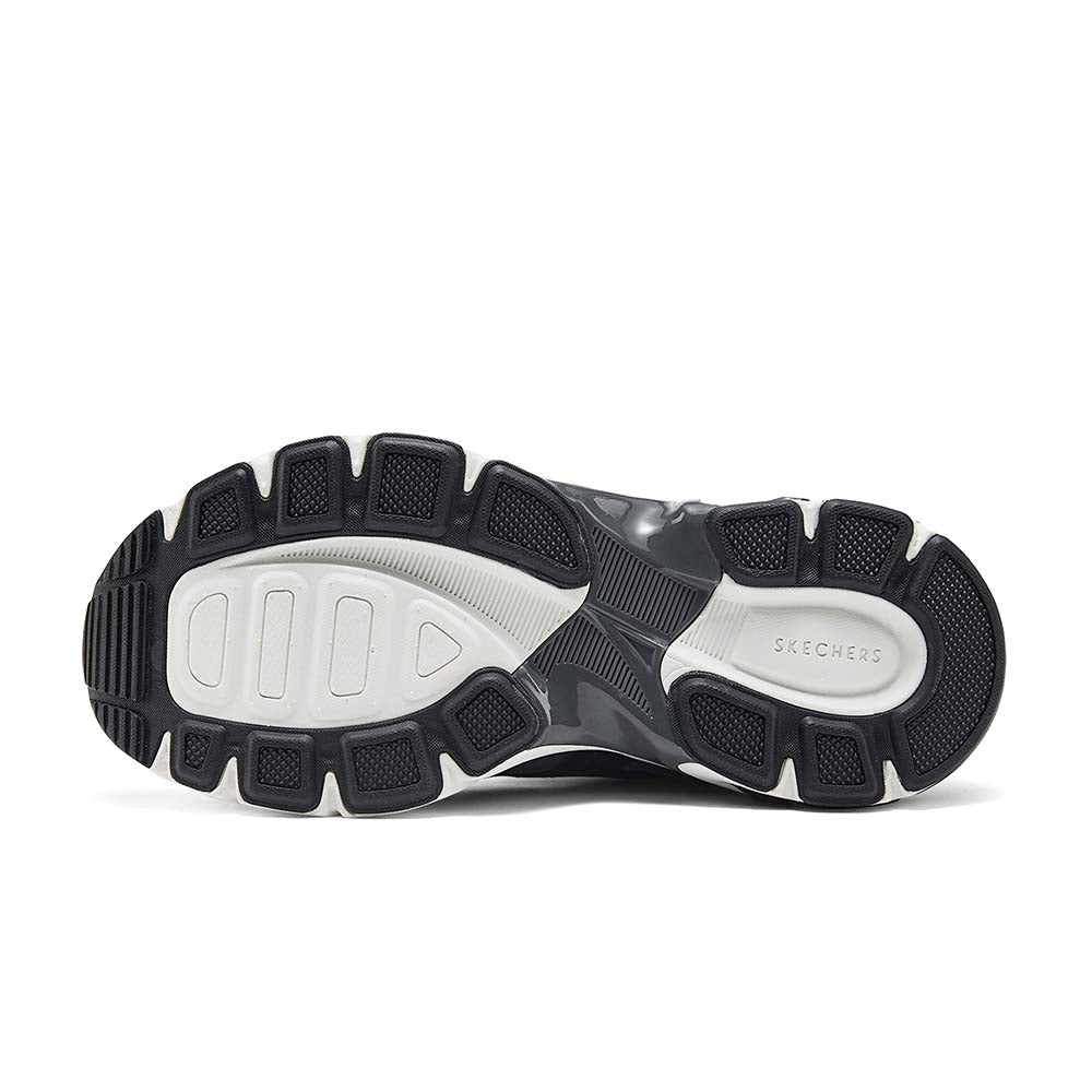 Skechers Streetwear Noir & Gris – Sneaker au Design Contemporain