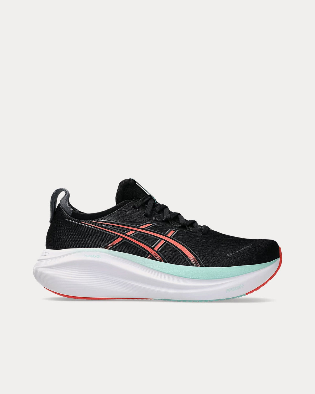 ASICS Gel\-Nimbus 27 – Noir / Coral / Menthe
