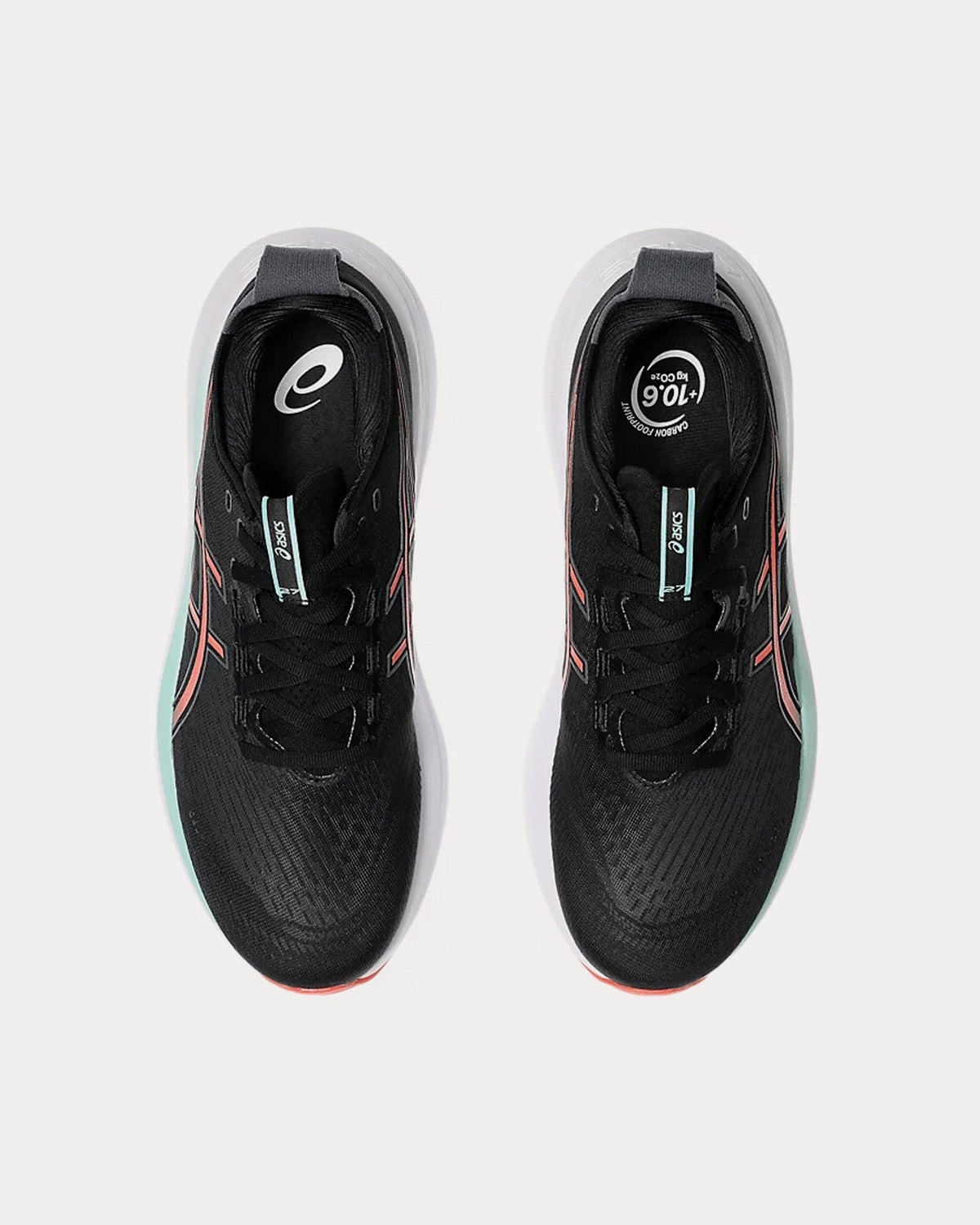 ASICS Gel\-Nimbus 27 – Noir / Coral / Menthe