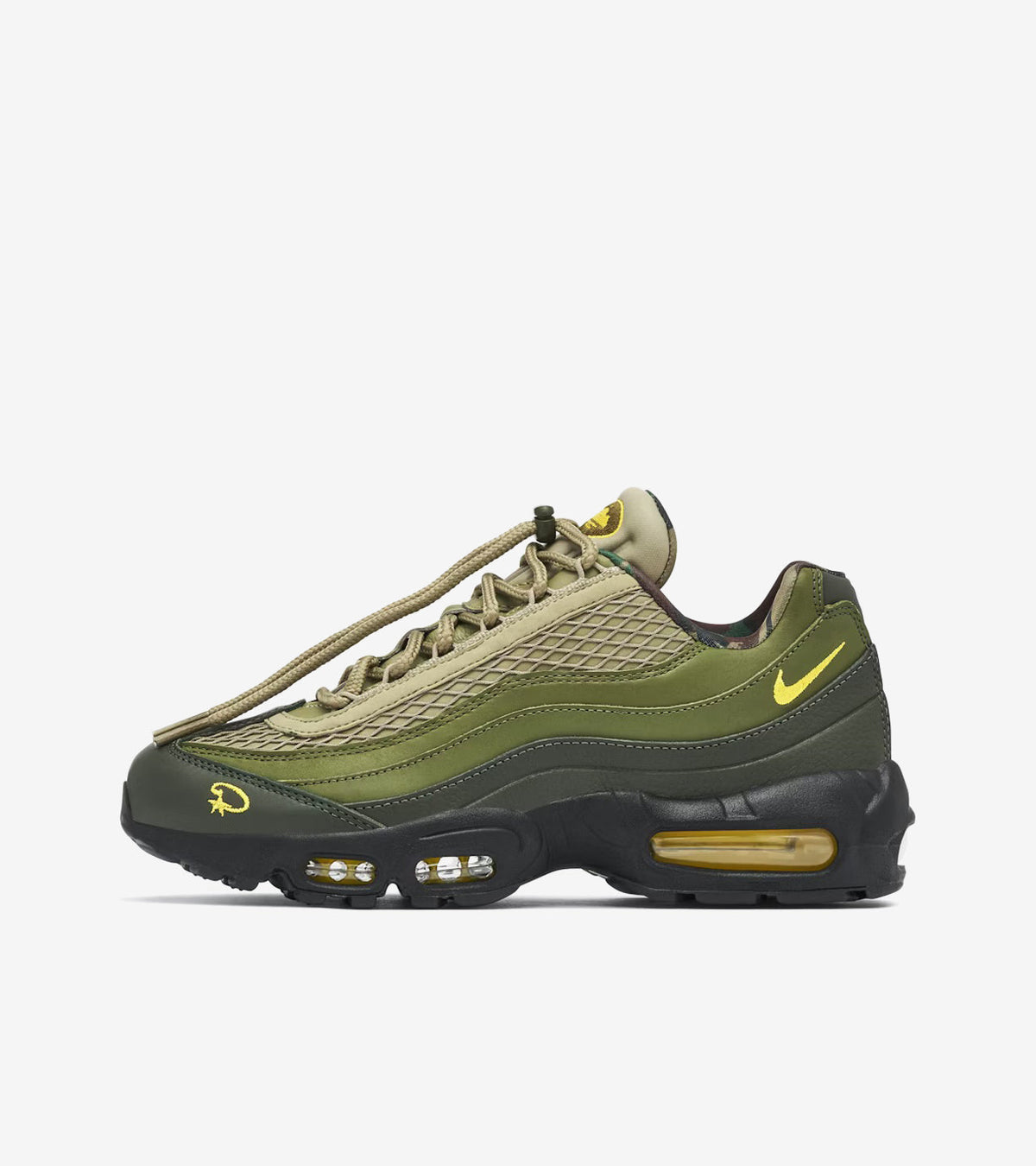 : Nike Air Max 95 x Cactus Plant Flea Market – Olive Green / Yellow
