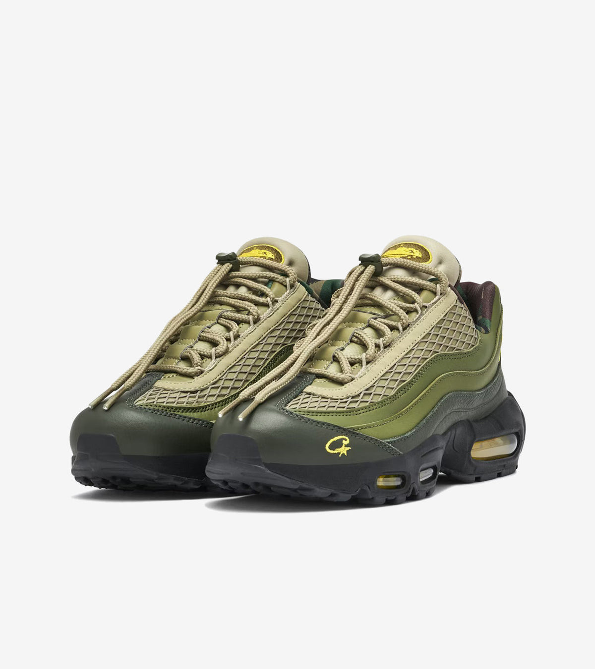 : Nike Air Max 95 x Cactus Plant Flea Market – Olive Green / Yellow
