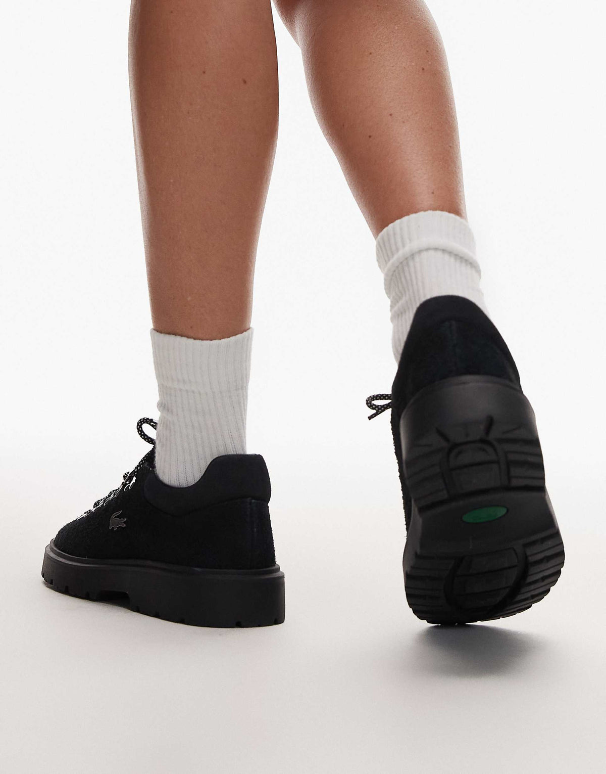 Lacoste Baseshot Winter – Sneakers Premium en Suède Noir | BASESHOT WNT