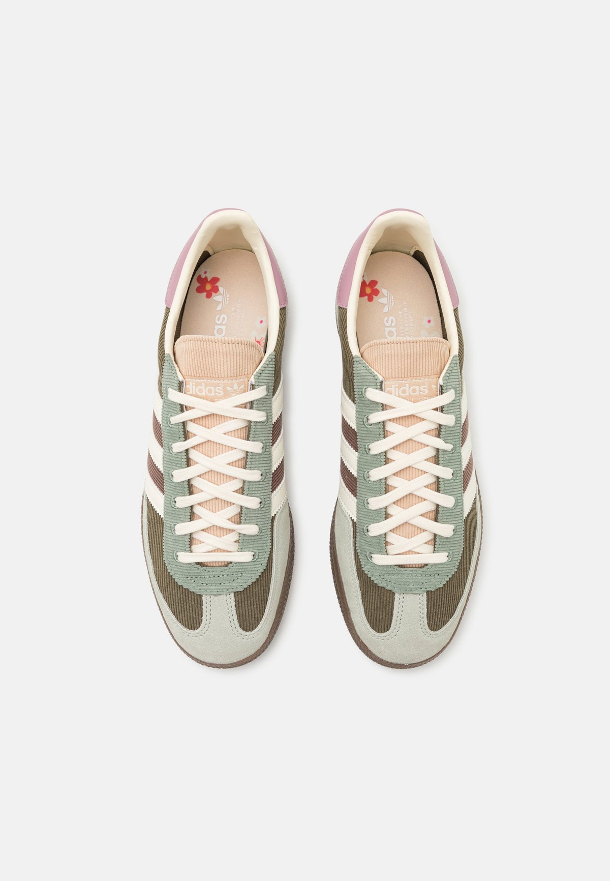 Adidas Samba OG – Sage Green / Earth Brown / Pink
