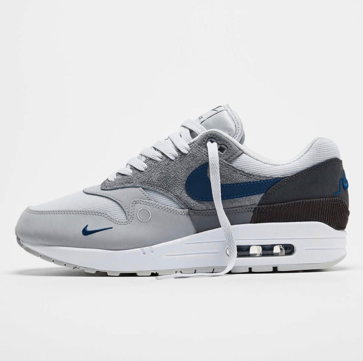 Nike Air Max 1 – Grey / Navy Blue